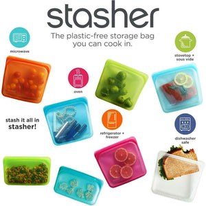 Stasher Silicone Food Storage Bag Collection